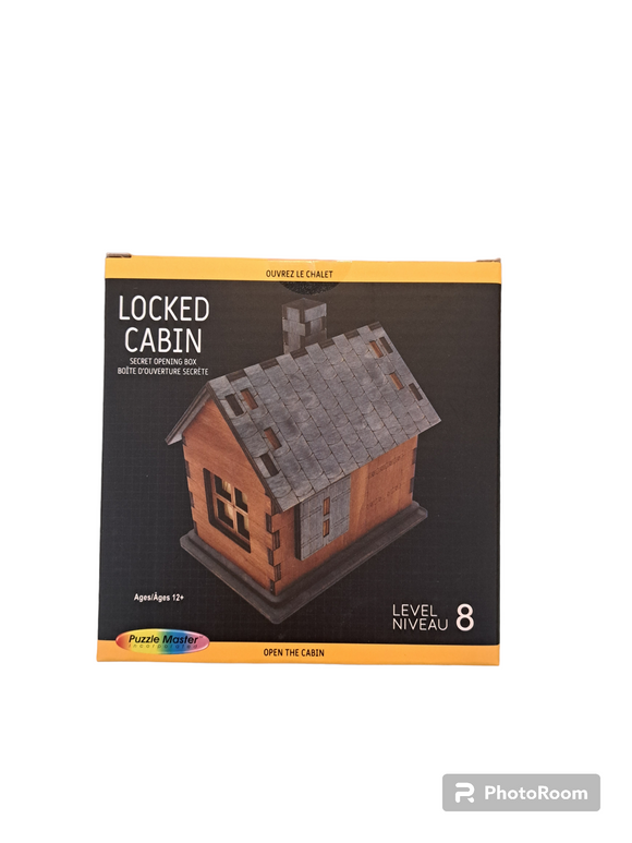Locked Cabin Puzzle Box