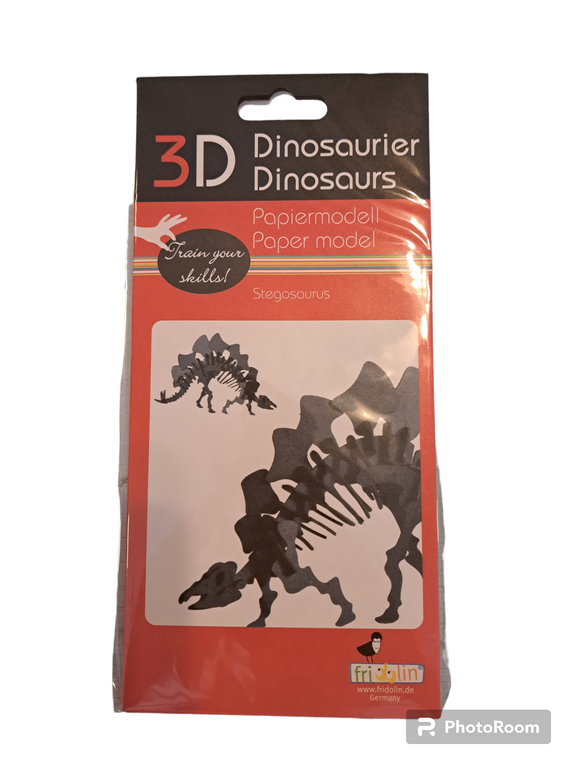 3D Paper Model - Stegosaurus