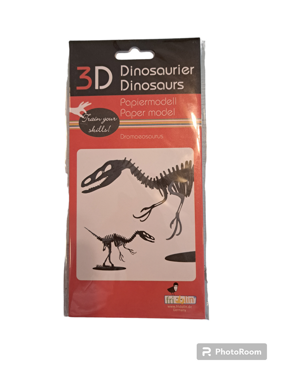 3D Paper Model - Dromaeosaurus