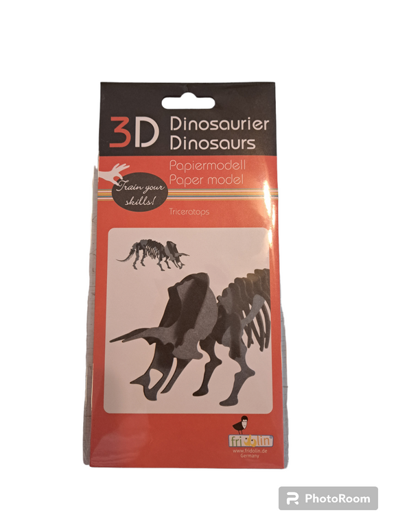 3D Paper Model - Triceratops
