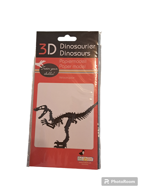 3D Paper Model - Velociraptor