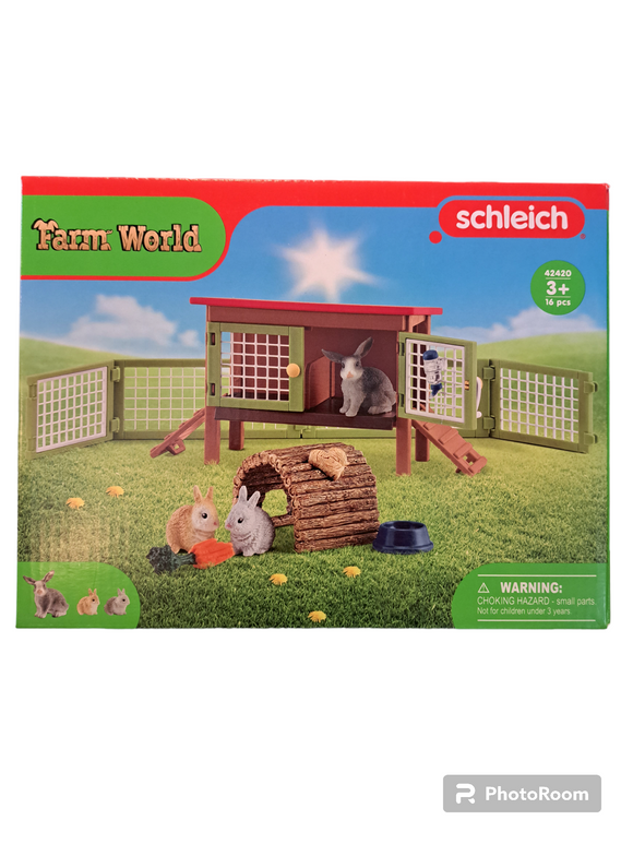 Schleich Farm World - Rabbit Hutch
