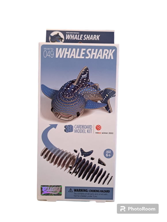 3D Cardboard Model - Whale Shark