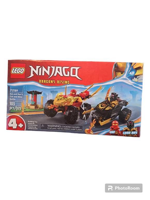 Lego Ninjago - Kai and Ras's Car and Bike Battle