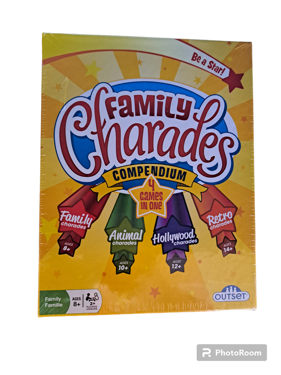 Family Charades Compendium 4 Games in 1