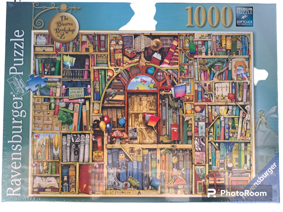Ravensburger Puzzle 1000pc Bizarre Bookshop