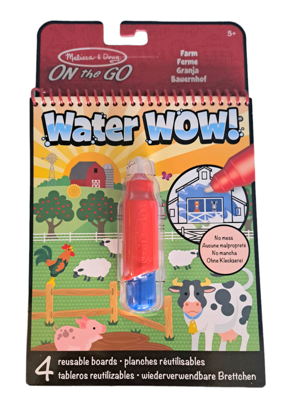 On The Go Water Wow Farm Animals