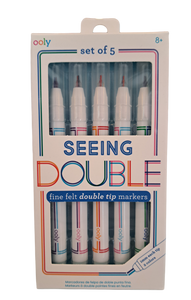 Seeing Double - Fine Felt Double Tip Markers