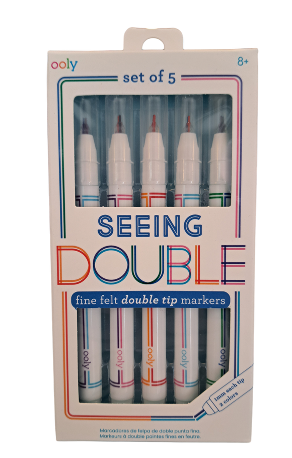 Seeing Double - Fine Felt Double Tip Markers