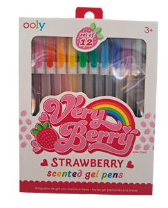 Very Berry Strawberry Scented Gel Pens