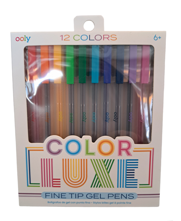 Color Luxe - Fine Tip Gel Pens