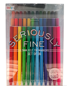 Seriously Fine Felt Tip Markers