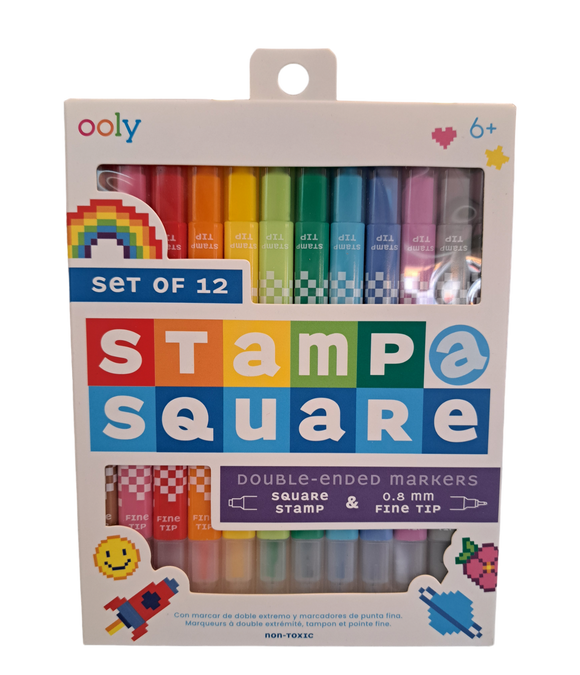 Stamp Square - Double Ended Markers