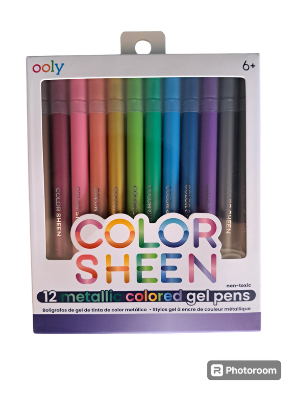 Color Sheen - Metallic Colored Gel Pens