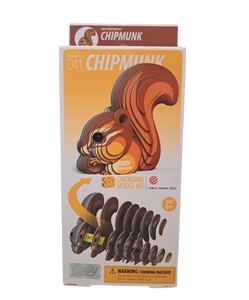 Eugy 3D Cardboard Model Kits - Chipmunk