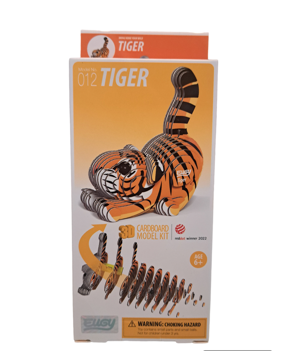 3D Cardboard Model - Tiger