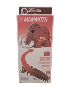 Eugy 3D Cardboard Model Kits - Mammoth