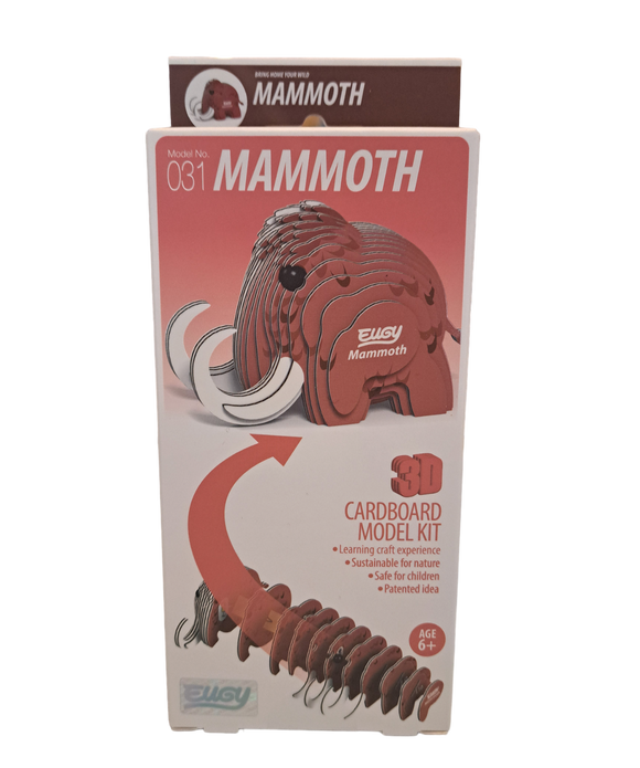 3D Cardboard Model - Mammoth