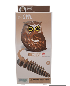 3D Cardboard Model - Owl