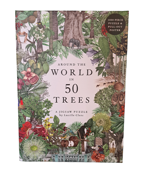 Around the World in 50 Trees - 1000pc Puzzle