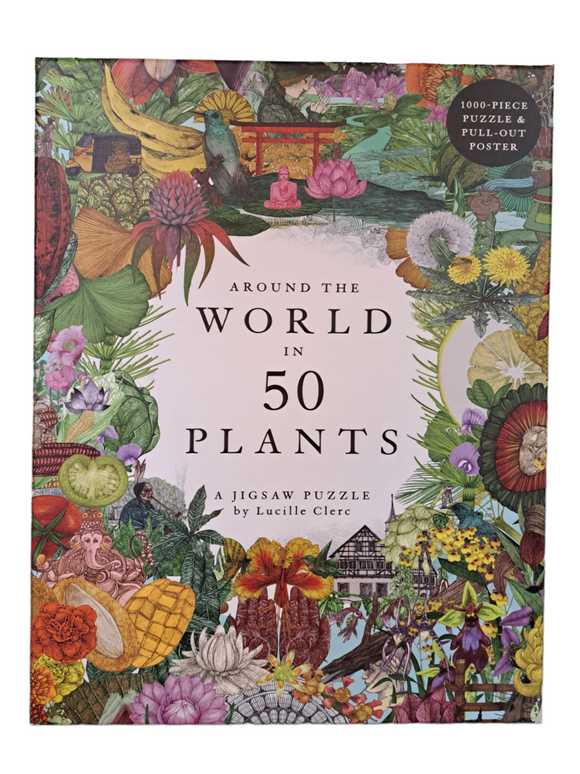 Around the World in 50 Plants - 1000pc Puzzle