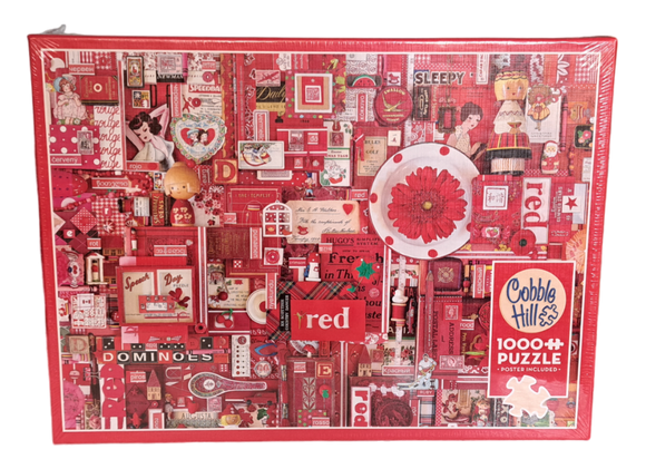 Cobble Hill - Red - 1000pc Puzzle