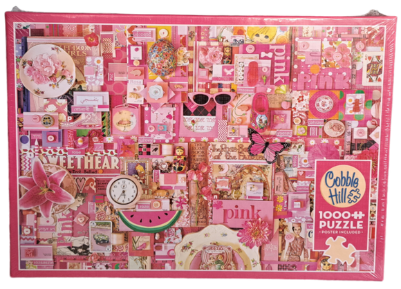 Cobble Hill - Pink - 1000pc Puzzle