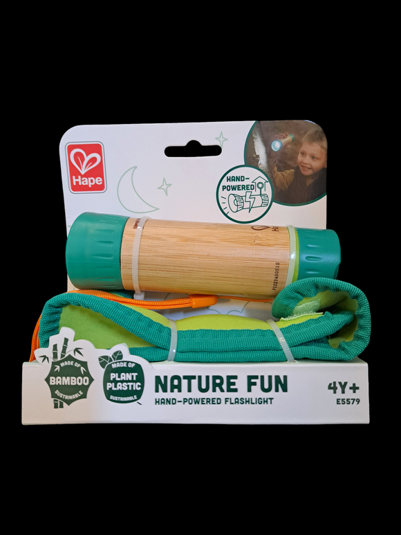 Hape Nature Fun Hand-Powered Flashlight