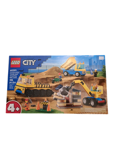 Lego City - Construction Trucks and Wrecking Ball Crane