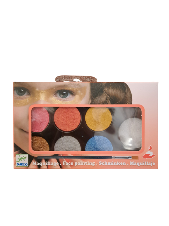 Face Painting Set - Metallic Colours