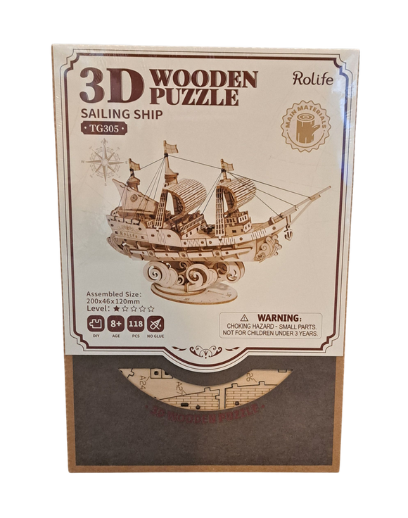 Rolife 3D Wooden Puzzle - Sailing Ship