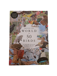 Around the World in 50 Birds - 1000pc Puzzle