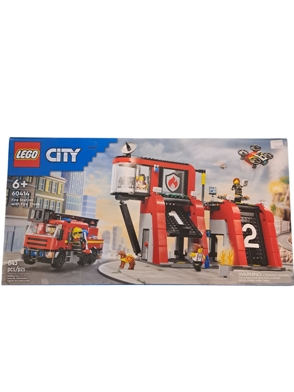 Lego City - Fire Station with Fire Truck