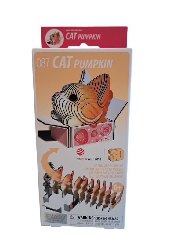 Eugy 3D Cardboard Model Kits - Cat 
