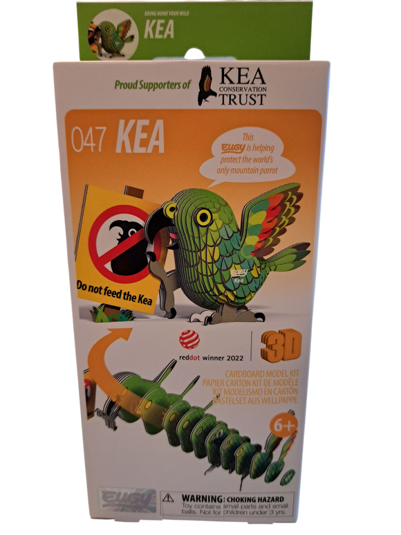 Eugy 3D Cardboard Model Kits - Kea