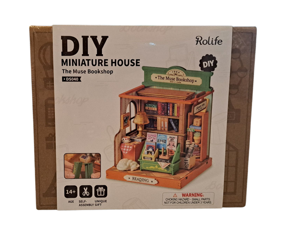 Rolife Miniature House - The Muse Bookshop