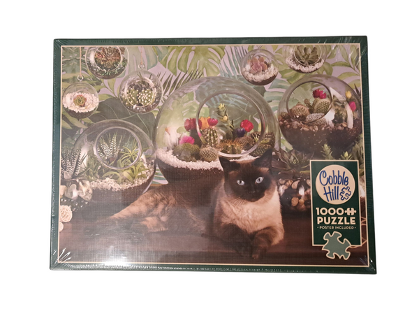 Cobble Hill - 1000pc Terrarium Cat