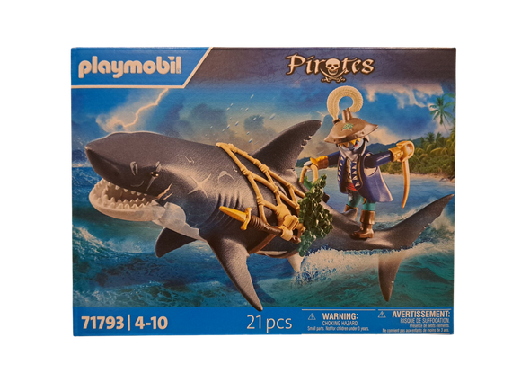 Playmobil Pirates -  Giant Shark With Pirate (71793)
