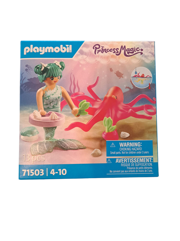 Playmobil Princess Magic Colour Changing Octopus and Mermaid