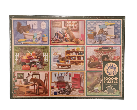 Cobble Hill - 1000pc Squirrels at Home