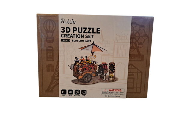 Rolife 3D Puzzle Creation Set - Blossom Cart