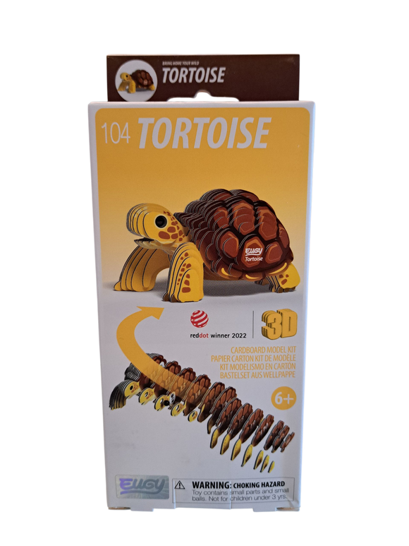 Eugy 3D Cardboard Model Kits - Tortoise
