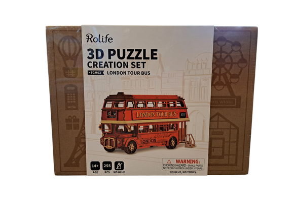 Rolife 3D Puzzle Creation Set - London Tour Bus