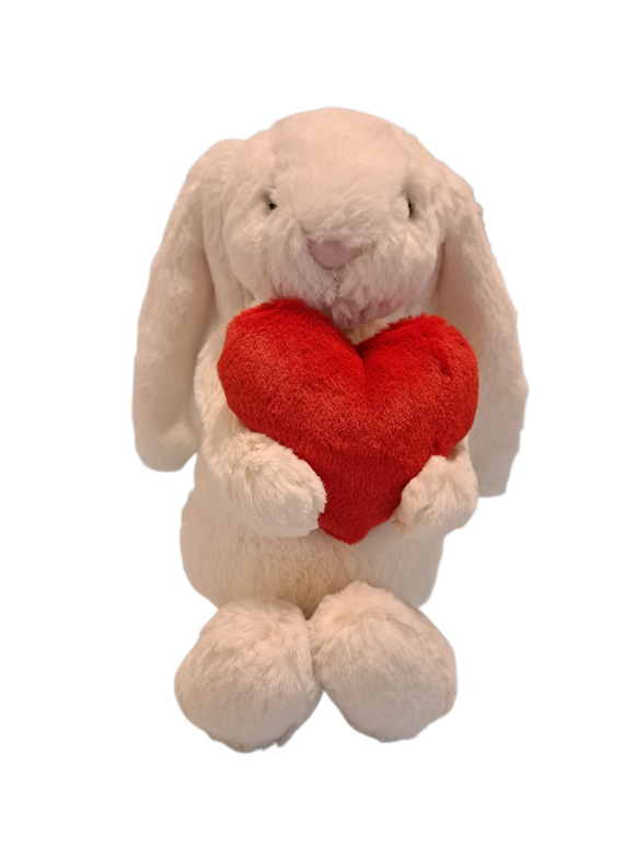 Jellycat - Bashful Red Love Heart Bunny