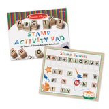 Deluxe Wooden Stamp Set ABC 123