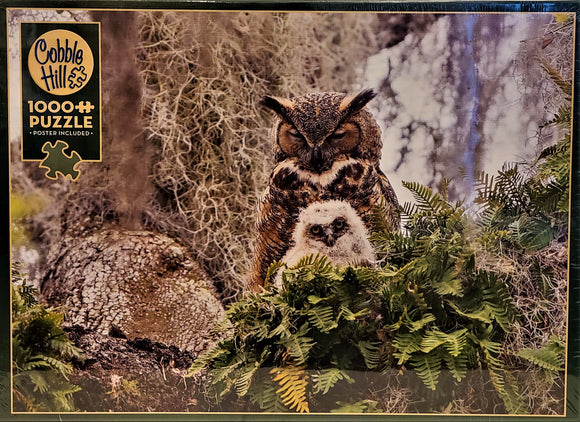 Cobble Hill 1000pc Puzzle - Great Horned Owl