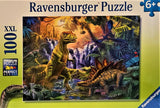 Ravensburger 100pc Puzzle - Dinosaur Oasis