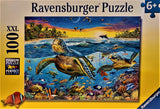 Ravensburger Puzzle 100pc Swim with Sea Turtles