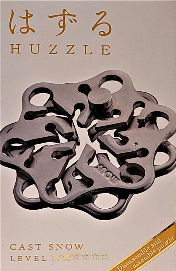 Huzzle Cast Brain Teaser L2 - Snow