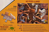 Animal-Shaped 100pc Jigsaw Puzzle - I am Lil' Llama